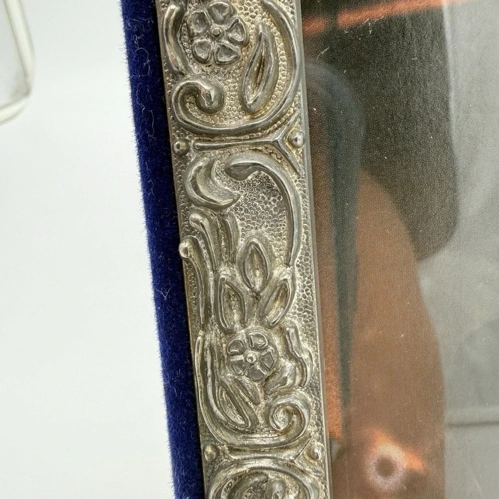 Vtg International Silver Company Silver Plated Ornate Picture Frame 3.5 X 5.5 in